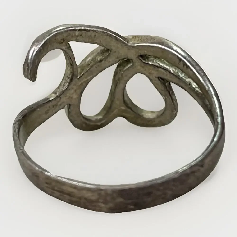 VTG Cheryl Wadsworth Hopi Sterling Silver Ring Handmade Native American Sz 8.5